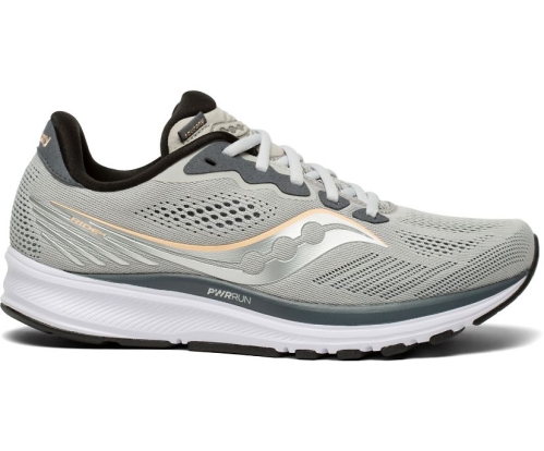 Tenis Saucony Ride 14 Mujer Zapatillas Running Fog / Sunset México MX-719-RQ